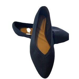 Kelly & Katie New Jayde Blue Knit Flats Point Toe SlipOn Shoes Comfort 8.5